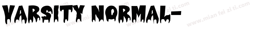 Varsity Normal字体转换